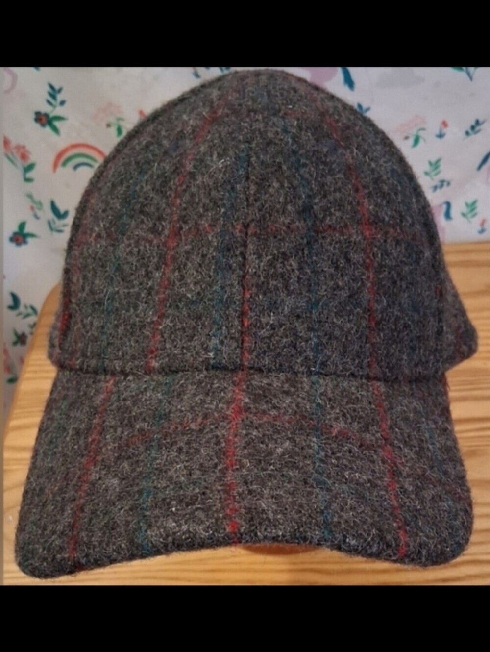 EUC RARE Vintage 60s Woolrich & Abercrombie AF Plaid Casual Wool Hat Cap L/XL